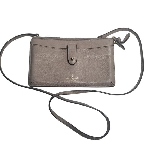 Kate Spade Jackson Small Tab Crossbody Light Brown Purse - Picture 1 of 14